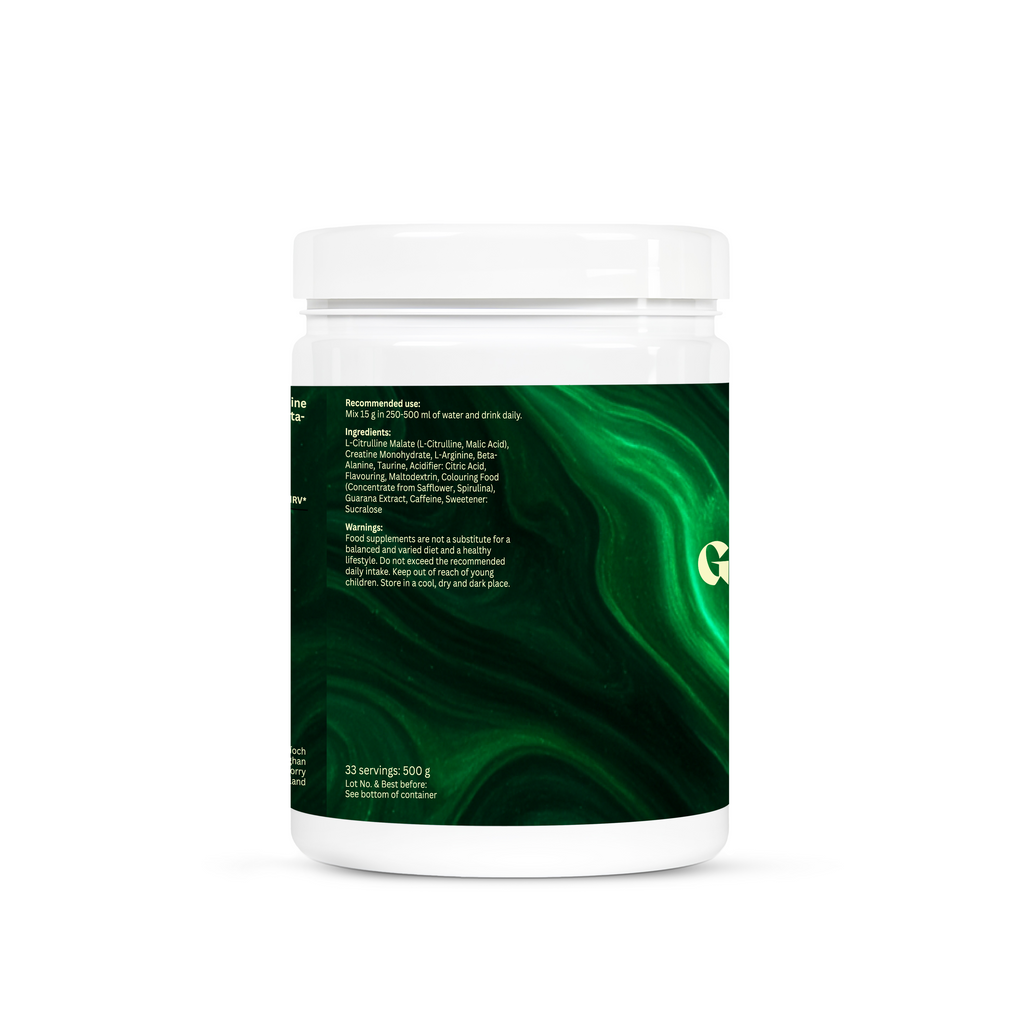 Pre-Workout Booster Green Apple - 500g